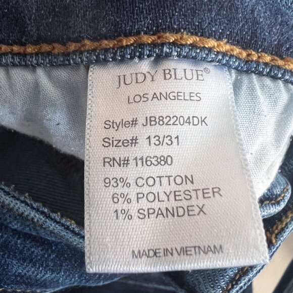 Judy Blue Walk This City Slim Fit Jean sz 13/31 - Picture 14 of 15